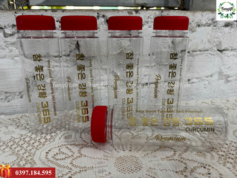 Bình nước nhựa my bottle in logo làm quà tặng