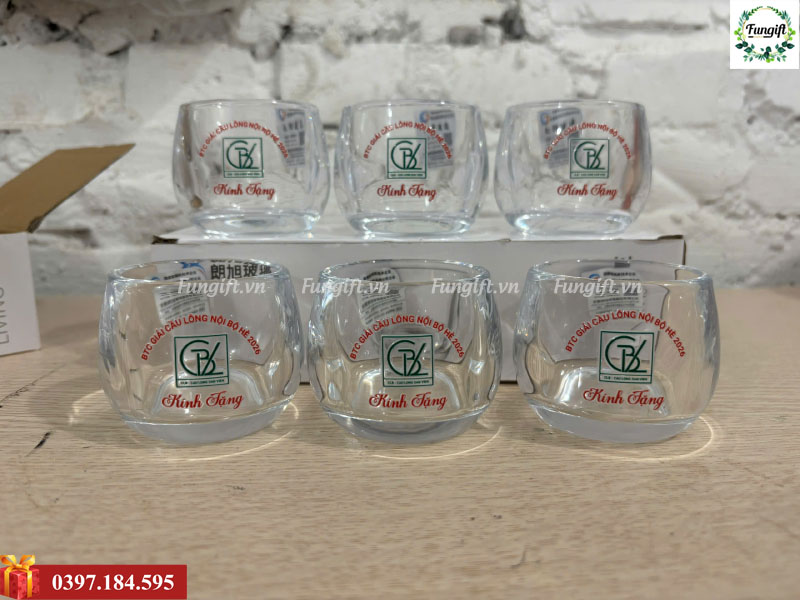 Bộ cốc thuỷ tinh 6 chiếc