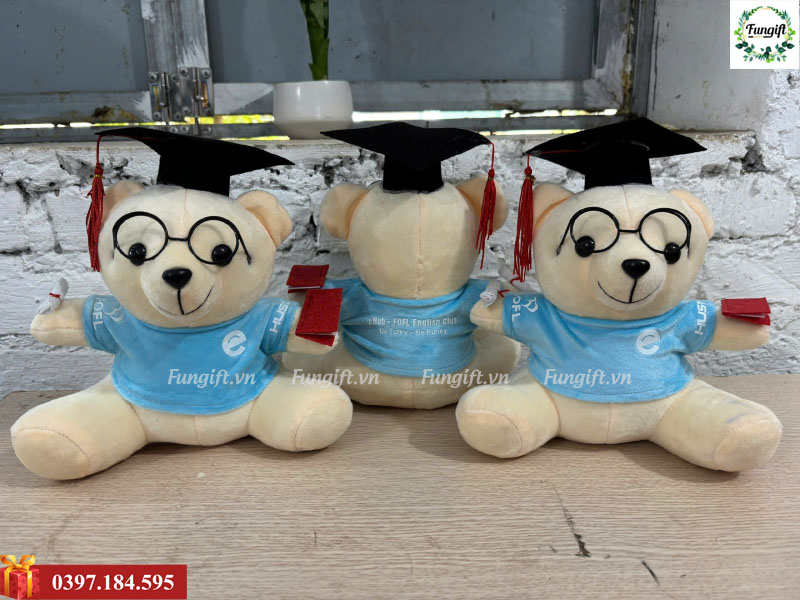 Đặt may gấu tốt nghiệp theo yêu cầu
