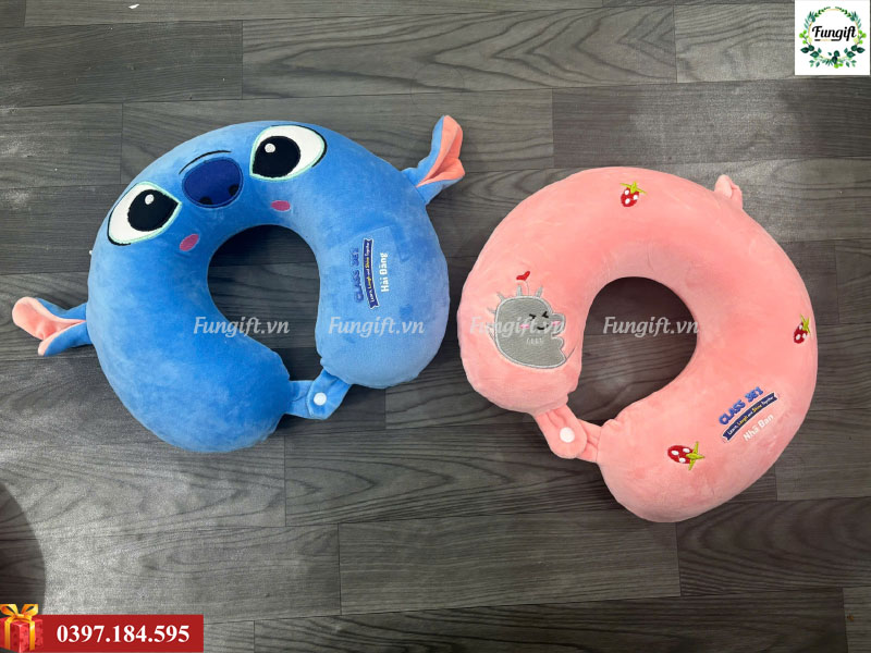 Gối chữ U kê cổ chống đau mỏi vai gáy