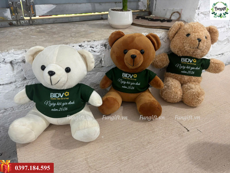 In gấu bông theo yêu cầu