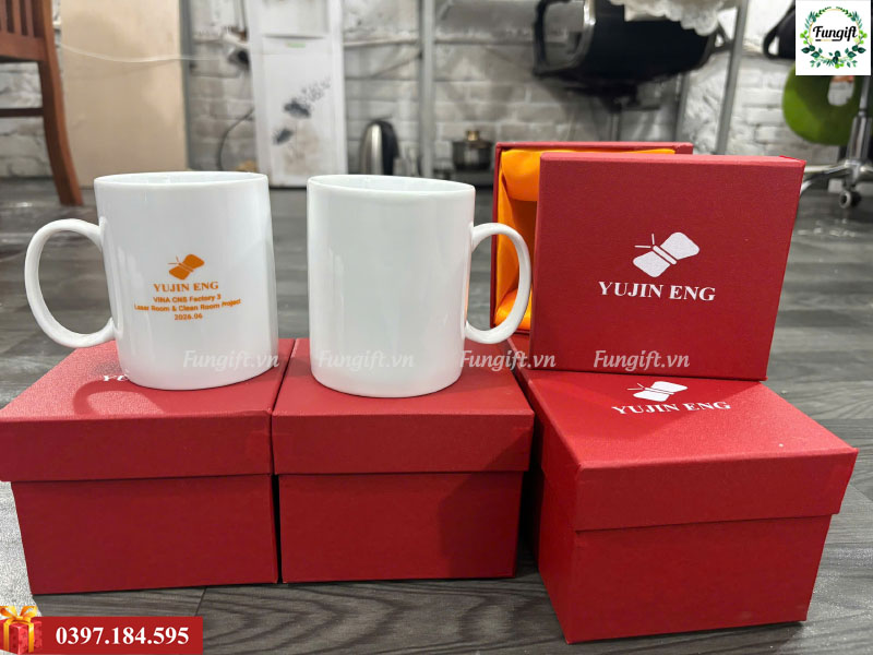 Ly sứ in logo theo yêu cầu tổ chức, doanh nghiệp