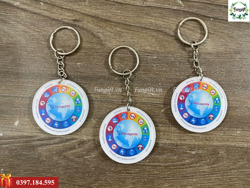 Móc chìa khoá in hình theo yêu cầu