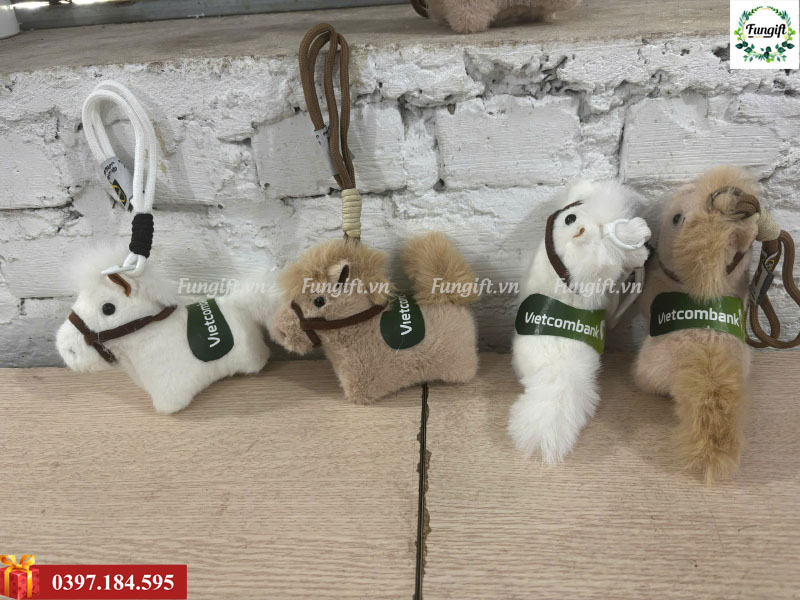 Móc khoá gấu bông theo yêu cầu