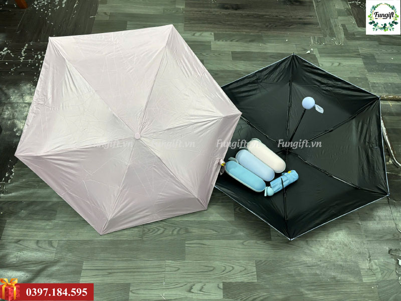 Ô gấp gọn mini hình viên thuốc nhỏ gọn