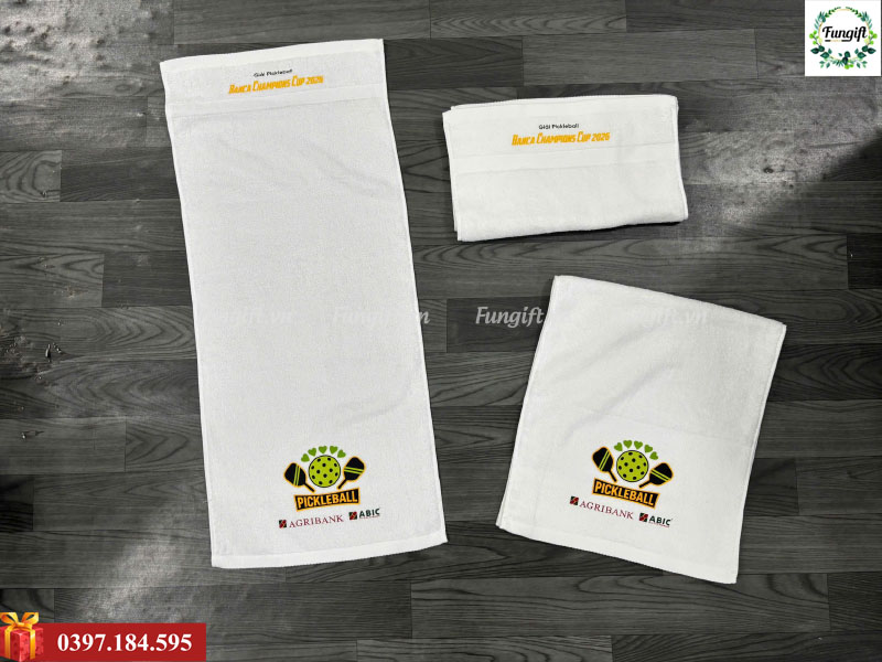 Sản xuất khăn in logo theo yêu cầu