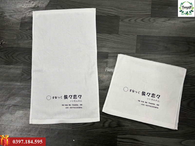 Sản xuất khăn mặt, khăn tắm, khăn bông các loại
