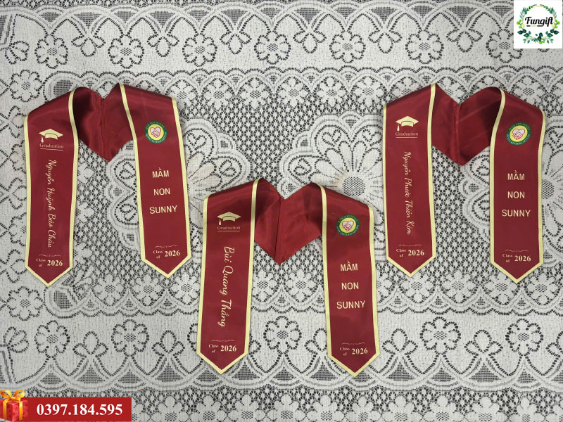 Sash tốt nghiệp mầm non