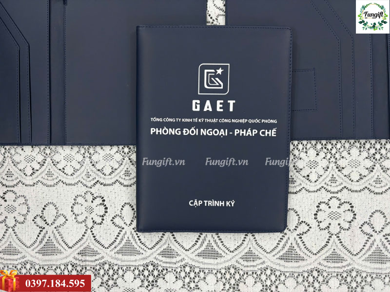 Sổ bìa da trình ký