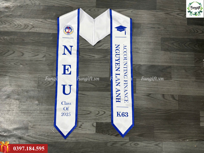 Xưởng in sash tốt nghiệp