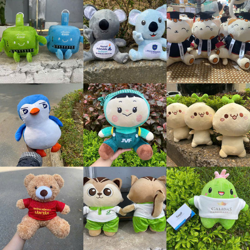 Xưởng sản xuất gấu bông quà tặng doanh nghiệp