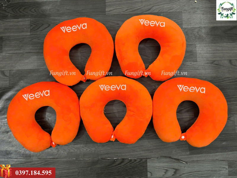 Xưởng sản xuất gối cổ, gối chữ U in ấn theo yêu cầu