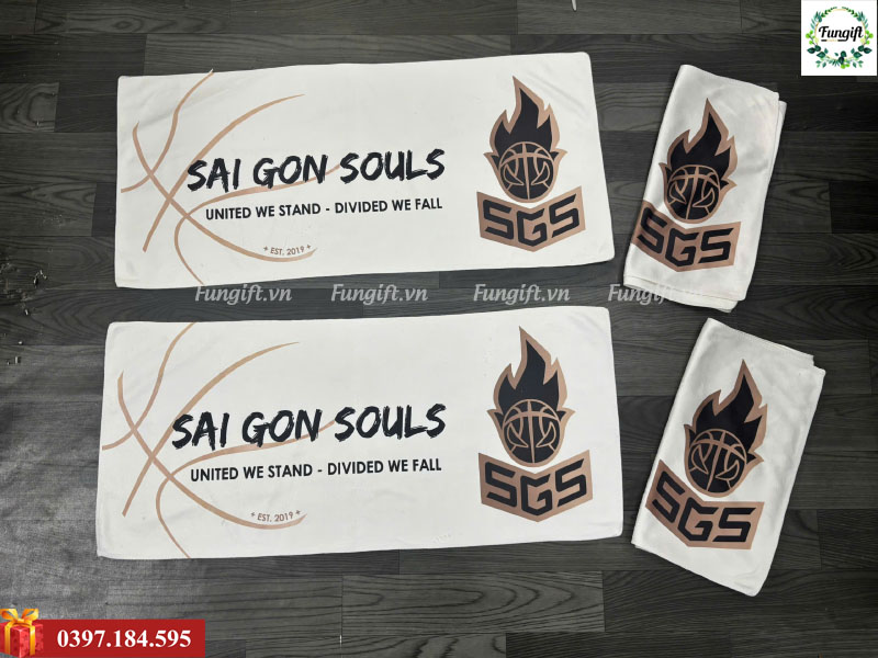 Xưởng sản xuất khăn in logo
