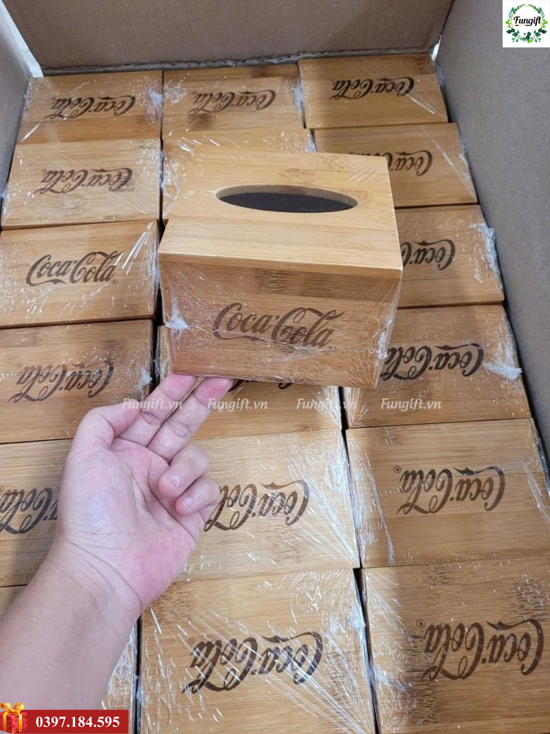 Báo giá khắc hộp giấy gỗ số lượng lớn