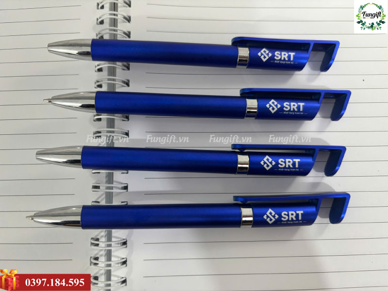 Bút bi nhựa in logo công ty