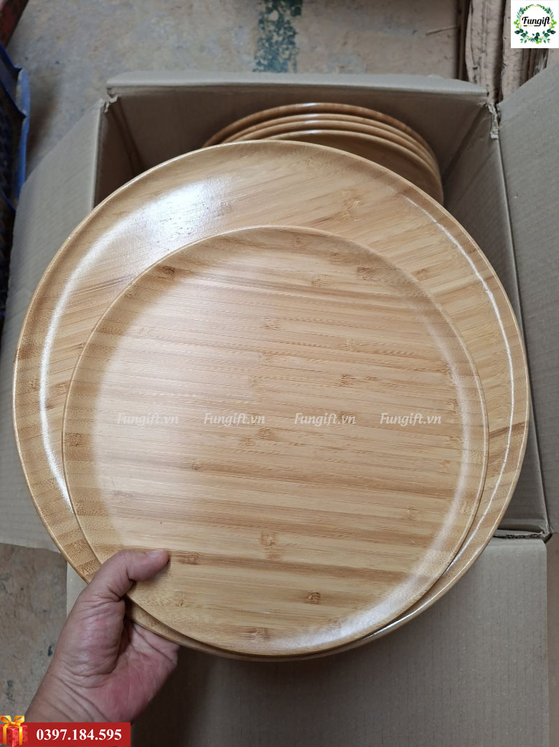 Dịch vụ in khắc đĩa tre giá rẻ