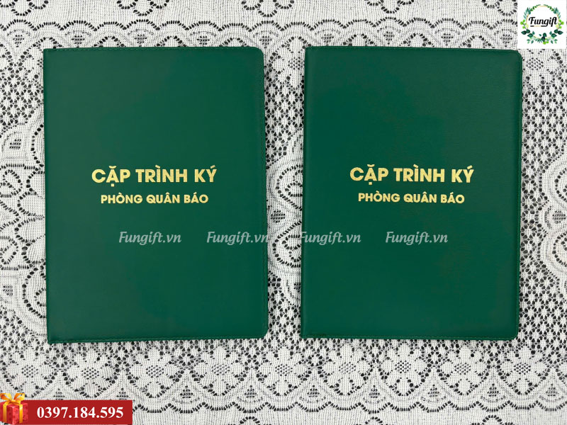 In bìa trình ký đựng tài liệu