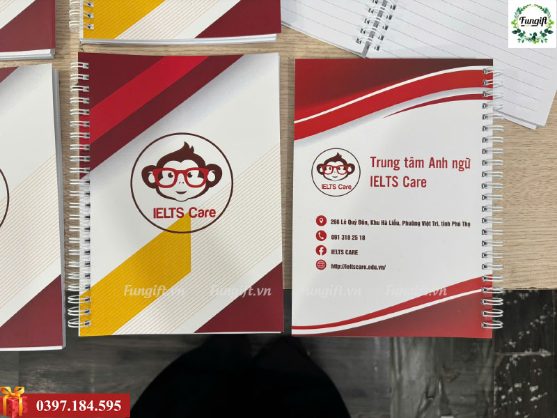 Mẫu sổ lò xo in tại xưởng