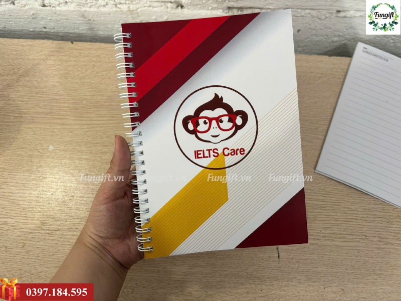 Sản xuất sổ lò xo in logo