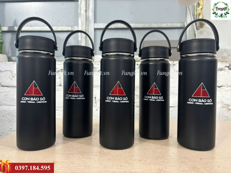 Bình giữ nhiệt in logo giá rẻ