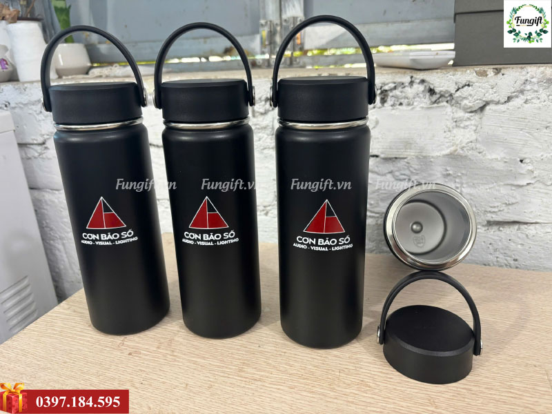 Bình giữ nhiệt inox cao cấp in logo