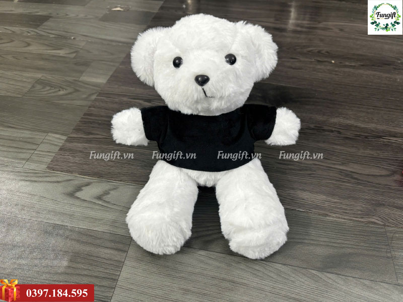 Gấu teddy 30cm lông thỏ