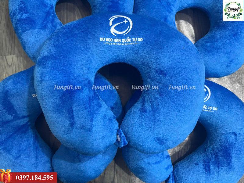 Gối du lịch chữ U quà tặng doanh nghiệp giá rẻ