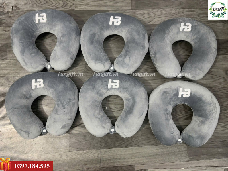 Gối kê cổ chữ U in logo theo yêu cầu