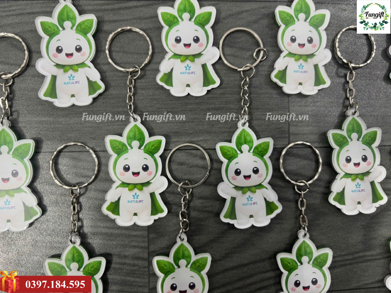 Móc khoá mica theo yêu cầu