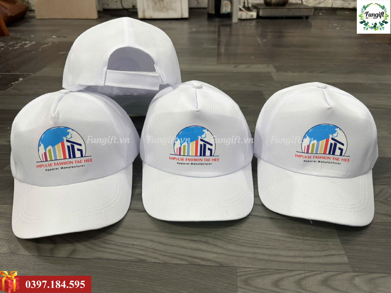 Xưởng nhận sản xuất mũ lưỡi trai in logo theo yêu cầu