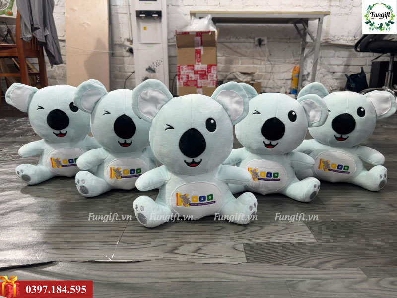 Mẫu gấu koala sản xuất in số lượng lớn