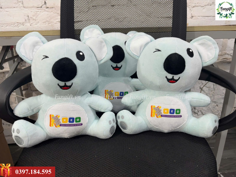Sản xuất gấu bông koala in tên