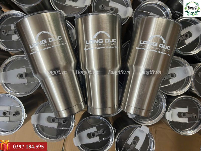 Xưởng khắc logo cốc giữ nhiệt