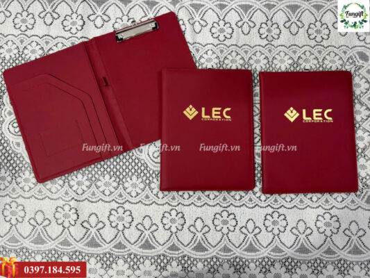 Bìa trình ký da thiết kế và in logo theo yêu cầu