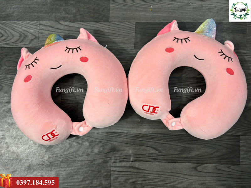 Gối chữ U kê cổ chống đau mỏi vai gáy cho văn phòng