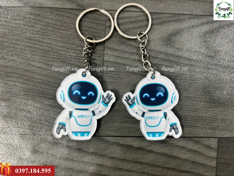 In móc khoá mica Hà Nội