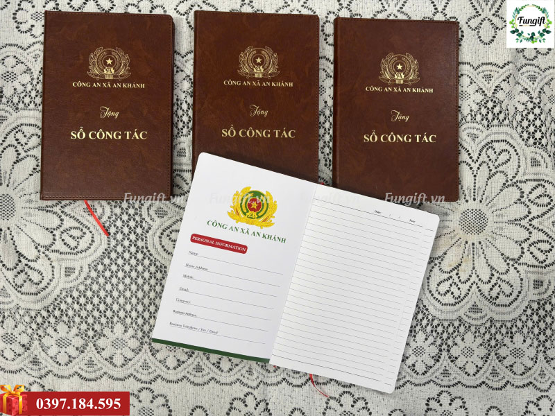 In sổ bìa da cao cấp theo yêu cầu giá rẻ tận xưởng