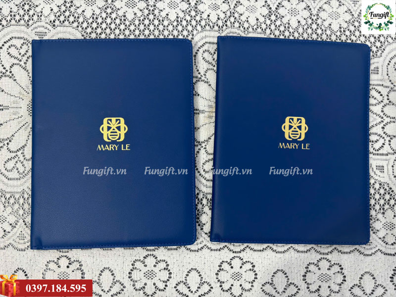 Kẹp trình ký da cao cấp A4 in logo