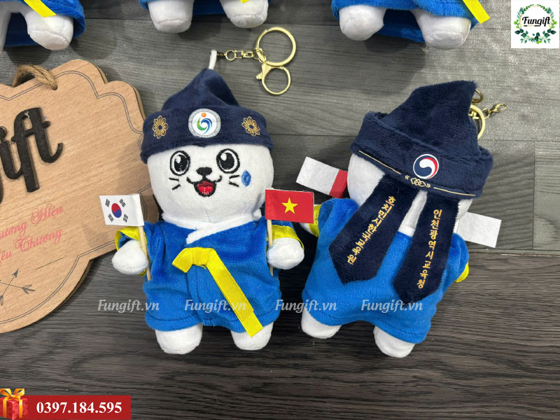 Làm móc khoá gấu bông theo yêu cầu Hà Nội