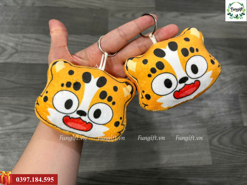 Móc khoá gấu bông làm quà tặng doanh nghiệp
