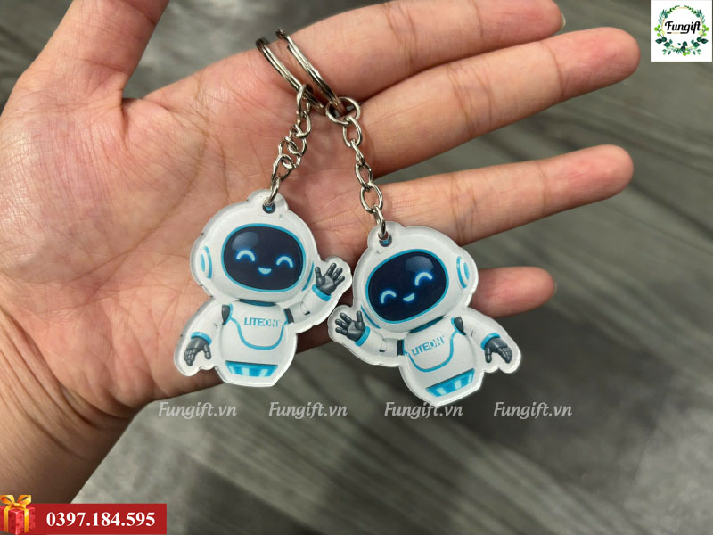 Móc khoá mica làm theo yêu cầu