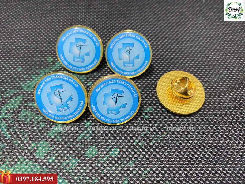 Sản xuất huy hiệu pin cài áo theo yêu cầu
