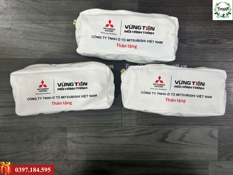 Sản xuất túi đựng bút in logo