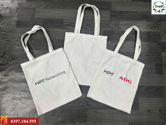 Túi vải in logo công ty