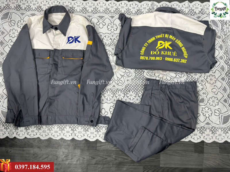 Xưởng may quần áo bảo hộ giá sỉ in logo theo yêu cầu