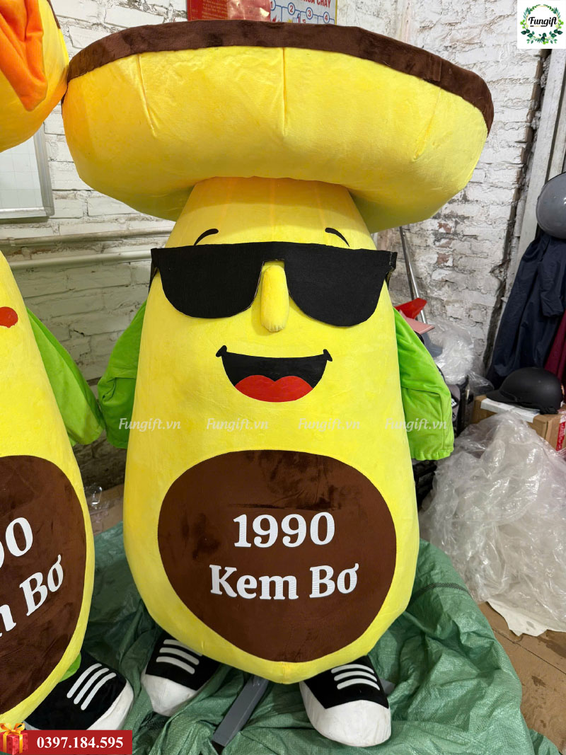 Đặt hàng gấu bơ mascot