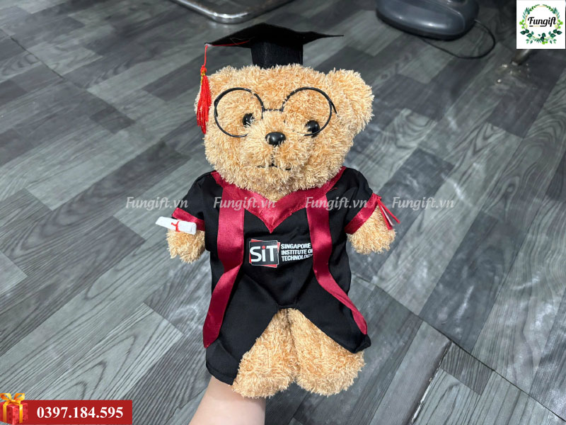 Gấu bông in logo theo yêu cầu