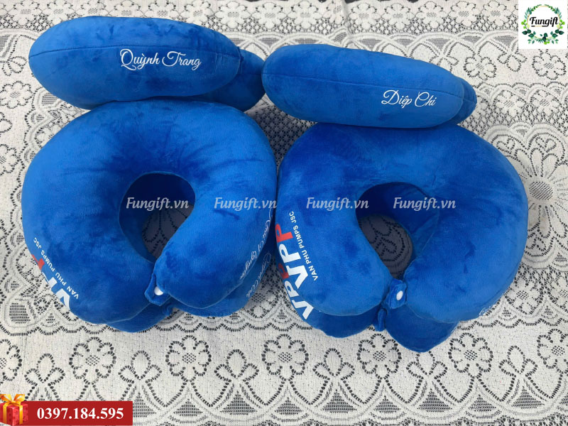 Gối kê cổ in logo theo yêu cầu
