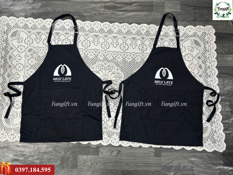 Tạp dề quảng cáo in logo
