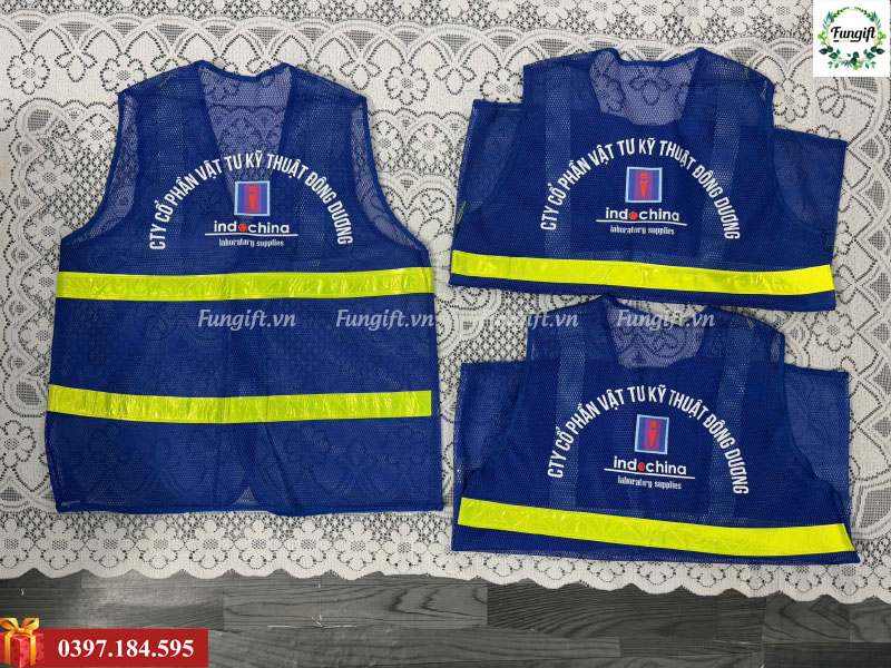 Áo lưới bảo hộ giá rẻ có in logo